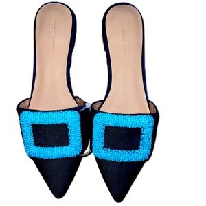 Something navy flat size 7-NWOT